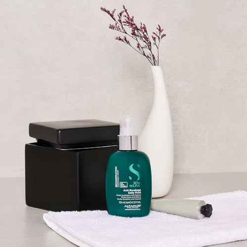 ALFAPARF MILANO Semi di Lino Reconstruction Reparative Anti Breakage Daily Fluid for Damaged Hair - Hair Breakage Treatment - Protects - Adds Shine - Thermal Protector - Fine Hair - Vegan - (4.23 oz)