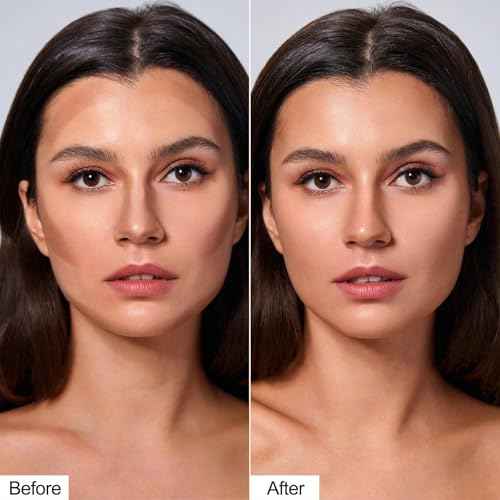 Erinde Cool Toned Contour, Natural Cream Contour with Brush, Blendable & Smooth Matte Bronzer, Waterproof & Long Lasting Face Shaping Contouring Makeup, Travel Size, 02 Gray Brown