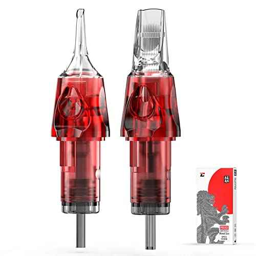 CNC Tattoo Cartridges Needles with Membrane 5Pcs Disposable Tattoo Needles Mixed Sizes 1003RL,1209RS,1215RM,1209RL,1007RLT EN04-SYZ