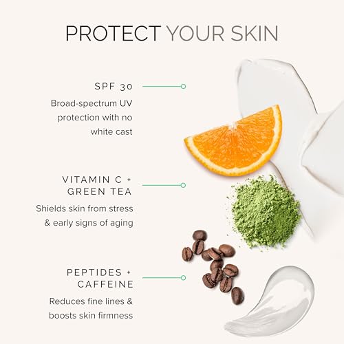 MDSolarSciences Daily Perfecting Moisturizer SPF 30, 2-in-1 Face Moisturizer and Sunscreen Hydrates and Perfects Skin with Hyaluronic Acid, Broad Spectrum Protection, 1.7 Oz