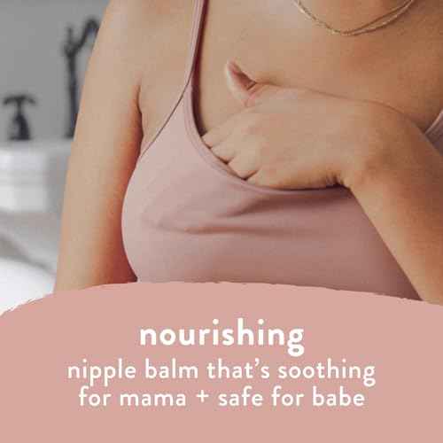 The Honest Company New Mama Care Essentials Gift Set | Hospital Bag Must Haves | Travel Size Nip Balm (0.5 oz), Glow On Body Cream (1 oz), Gotta Glow Face Wash (1.75 fl oz), Reusable Pouch