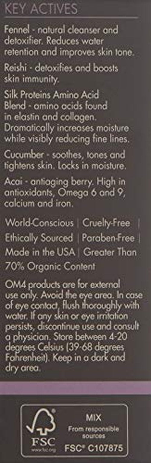 Organic Male OM4 Refine: Radical Fine Line Eraser Eye Gel - Age Corrective, Reduce Fine Lines, Puffiness