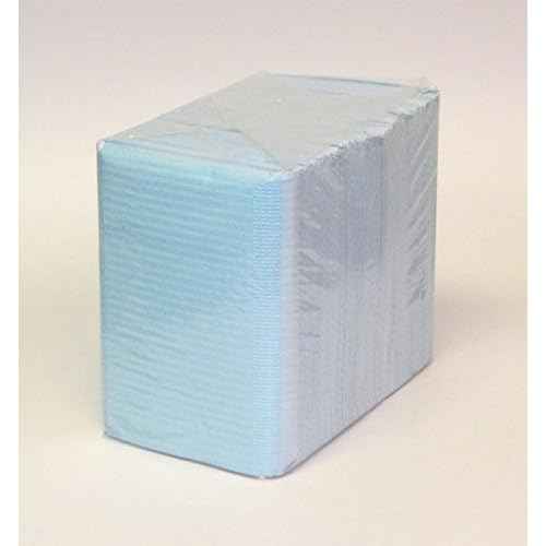 Dental Bibs Sheets/Lap Cloths 125pcs Color Blue Disposable Tattoo Table Covers Clean Pad size 18" x 13.5" inch