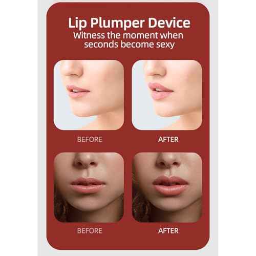Electric Suction Lip Plumper, Instantly Lips, Enhance Lip Shape, Firm Skin for Women, Professional Beauty Tool, Silicone, with Lithium ion Battery, 300mAh