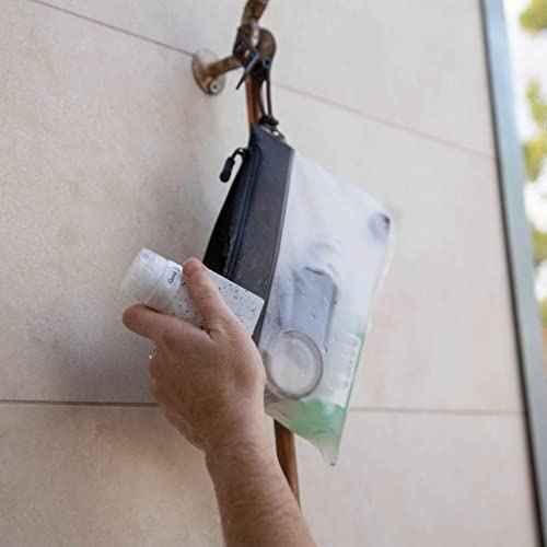 Gravel Travel Bottles 3oz (2-Pack) ? Leakproof, BPA-Free, TSA Approved with Label System (Clear & Gray)