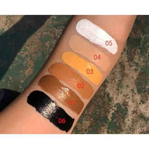 Fendy Eyeshadow Primer,Primer Face Makeup Eye Shadow Base,Anti-Aging Eyeshadow Primer Potion Waterproof Great for Oily Lids Primer (Skin-04)