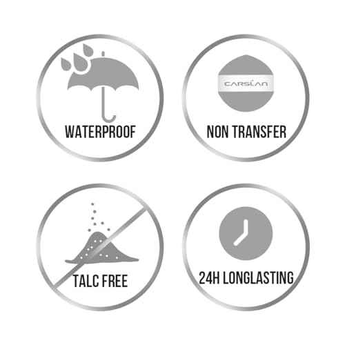 CARSLAN 1.0 Soft Focus Loose Setting Powder, Waterproof, Matte, Oil Control, Shine Free, Talc-Free Face Powder Makeup, 24H Longwear Finishing Powder, 02 Translucent For Oily