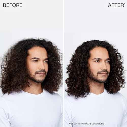 Redken All Soft Shampoo - Moisturizes & Hydrates Dry, Brittle Hair, Gently Cleanses and Softens, With Argan Oil, Safe For Color-Treated Hair