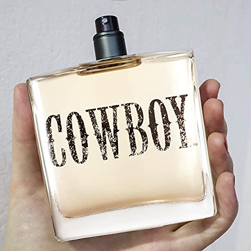 Cowboy Cologne for Men by Tru Western, 3.4 fl oz, Rugged Woodsy Fragrance, Fresh Moss, Juniper, Sage, Mahogany Woods, Long Lasting, Woody, Spicy, Earthy Masculine Scent