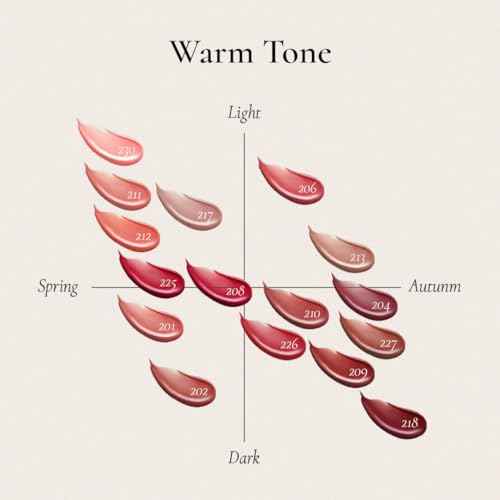 DINTO Blur-Glowy Lip Tint - Glossy Finish, Hydrating, Long Lasting, Lightweight Texture, Non-Sticky, Vegan & Cruelty-Free, K beauty (219 Ave Maria, 0.11 fl.oz)