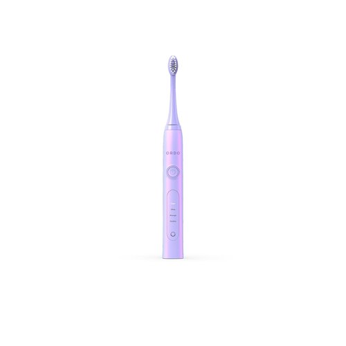 ORDO Sonic+ Electric Toothbrush for Adults, Advanced Tech, 4 Brushing Modes, Fast Rechargeable, Sonic Toothbrushes Over 4 Weeks Battery Life, Silicone Polishing Element, USB Charger, Pearl Violet