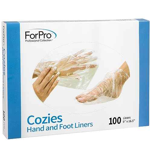 ForPro Professional Collection Cozies Hand and Foot Liners, Paraffin, Heated Mitts, Hand/Foot Treatments, 9¡± W x 16.5¡± L, 100-Count