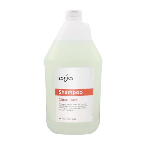 Zogics Shampoo, Citrus + Aloe Scented Shampoo (4 Gallons/Case)