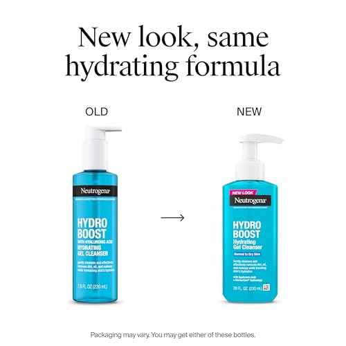 Neutrogena Hydro Boost Hydrating Face Wash & Makeup Remover, Gentle Facial Cleanser Gel with Hyaluronic Acid, Locks Moisture for Soft Supple Skin, Hypoallergenic, Oil-Free, Soap-Free, 7.8 fl oz