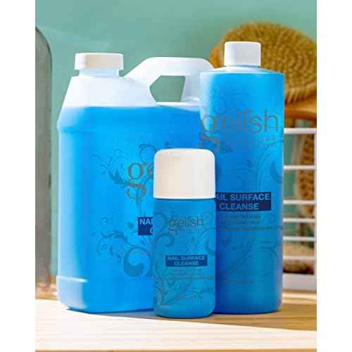 Gelish Nail Surface Cleanse ? Gel Top Coat Nail Cleaner, Removes Tacky Residue, High-Shine Finish, Skin-Safe Formula, Smooth & Glossy Results for Perfect Manicure (4 Fl Oz)