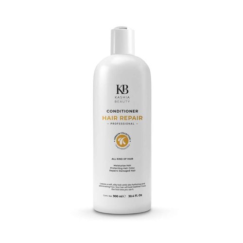 Kashia Beauty Keratin Hair Repair Conditioner 30.4 oz – Nourishing Conditioner with Hydrolyzed Keratin & Collagen – Softens Strengthens & Restores Elasticity – For Dry or Damaged Hair