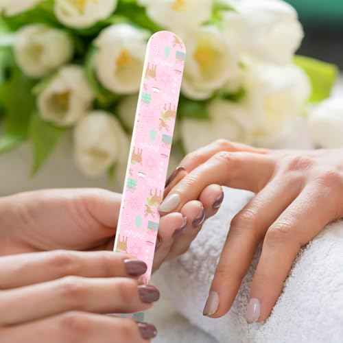 12Pcs Nail File Set Professional Nail Files Buffering Files Reusable Christmas Manicure Pedicure Polisher DIY Tools Styling Tools for Home or Professional Salon Use