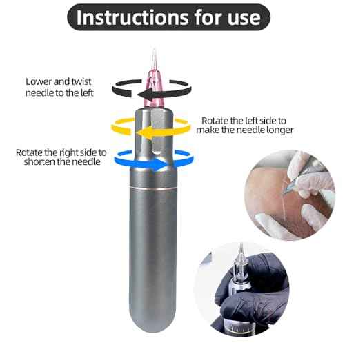 Digital Scalp Micropigmentation Device 5 Modes 1-18 Speeds Adjustable Powerful SMP Permanent Makeup Tattoo Machine for Hair Strokes (Gray)