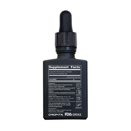 DropFx Hustle, Sleep, and Think Drops - 3-in1 Bundle, Fast-Acting, Fast-Absorbing Liquid Formula, Supplement