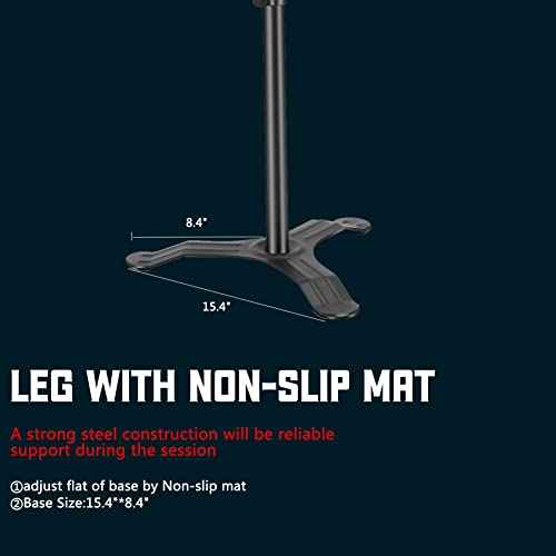 POARMEEY Custom Tattoo Armrest Stand Tripod Soft Pad Portable Tattoo Arm Rest with Adjustable Height for Tattoo Supplies