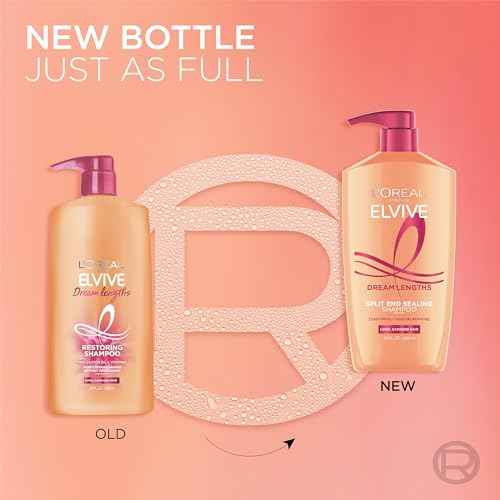 L'Oreal Paris Elvive Dream Lengths Shampoo and Conditioner Kit, Paraben Free, 1 kit