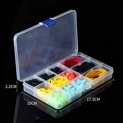 Supvox 270pcs Silicone Tattoo Machine Parts Rubber Tattoo O-rings Rubber Bands Tattoo Needles Grommets Supplies