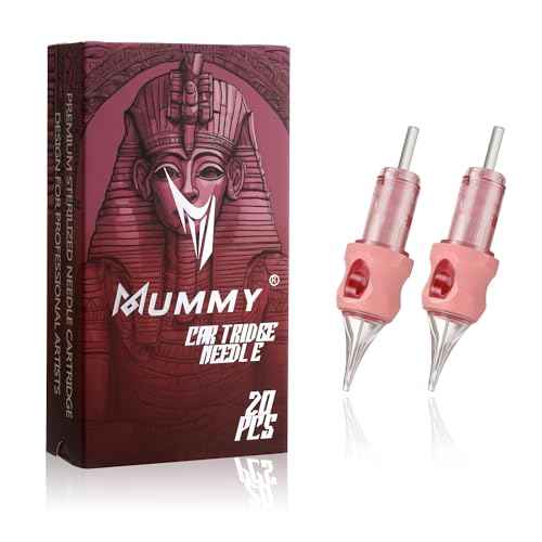 Mummy Tattoo Cartridges Needles Sorted Disposable Round Shader L-Taper #10 Bugpin 20pcs(PN-1014RS)