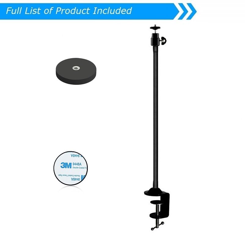 AceTaken Brio 101 Webcam Stand, Magnetic Webcam Clamp Mount Holder Compatible with Logitech Brio 101 100/Brio 301 300/Brio 501 500/Brio 4K/C270/C310 webcams
