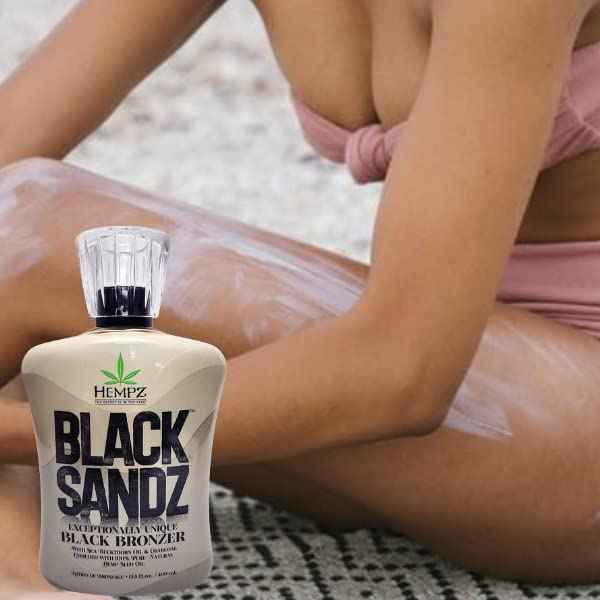 Hempz Black Sandz Unique Black Bronzer DHA & Cosmetic Bronzer 13.5oz