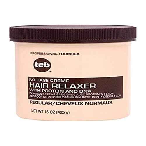 Tcb No Base Creme Hair Relaxer, Regular, 15 Ounce