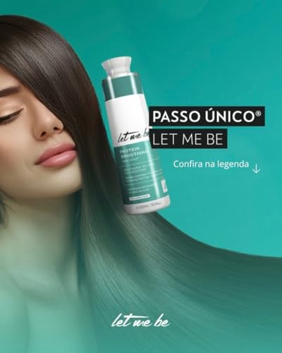 Let Me Be Hair Keratin Treatment: Brazilian Protein Smoothing, Moisturizing, Frizz-Free, & Intensive Shine in a Single Step. Effective 500ml/16.91oz for Straight, Lustrous Hair
