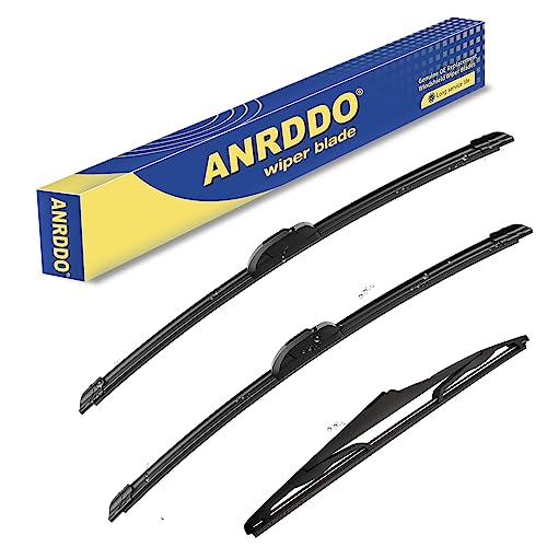 3 wipers Replacement for 2018 2019 2020 2021 2022 2023 Hyundai Kona 2019-2023 Hyundai Kona Electric Windshield Wiper Blades Original Equipment Replacement - 26"+16"+11" (Set of 3) J HOOK