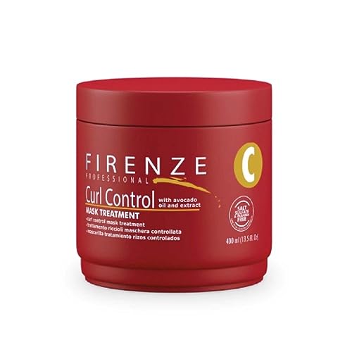 Firenze Professional Curl Control Set ? Shampoo with Avocado Oil 300ml, Conditioner 300ml & Mask Treatment 400ml for Moisturized, Defined Curly Hair