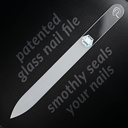 Manicure Set Women and Men ? 12-Piece Professional Grooming Kit with Premium Tools, Genuine Leather Case, and Exclusive Glass Nail File for Hand & Foot Care, German Quality