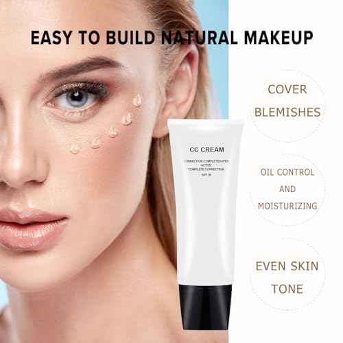 CC Cream Skin Tone Adjusting for Mature Skin, Complete Correction Super Active, Light, Moisturizer, SPF 50, 1.0 fl oz (Natural, 30ml)