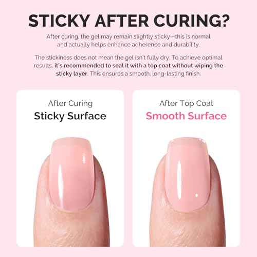 MelodySusie Clear Builder Nail Base Gel for Nails Thickening, Soak Off UV Extension Gel, Rhinestone Nail Glue in a Bottle for Nail Art Design Salon DIY Manicure at Home Gift for Women