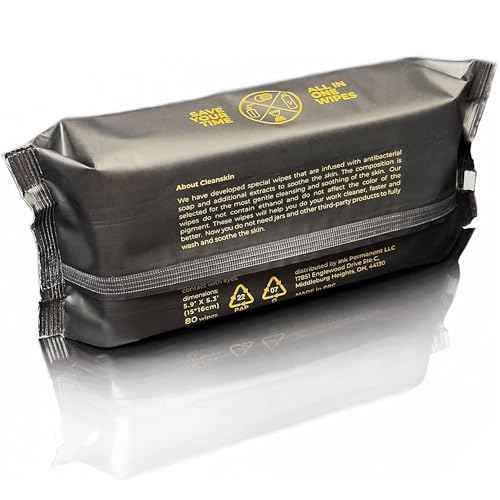 CleanSkin Cleansing Green Soap Tattoo Wipes All in One Solution Tattoo Wipes for during Tattooing | Tattoo Aftercare | Green Soap for Tattooing