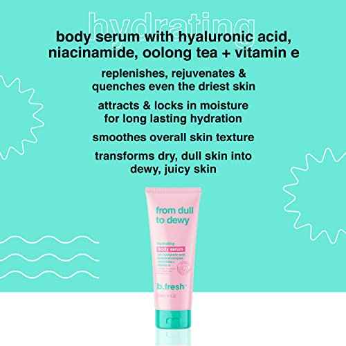 B.TAN Moisturizing Body Lotion | Hydrating Body Serum - Renew Dry Skin with Hyaluronic Acid, Botanical Complex, Ceramides + Vitamin E for an Ultra Glow, 8 Fl Oz