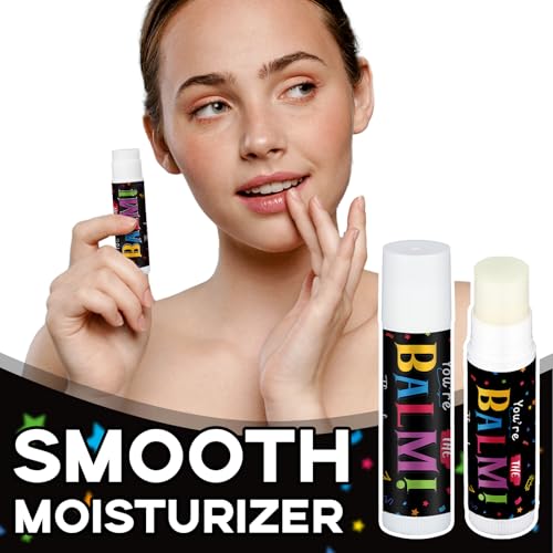 5 Pack Employee Appreciation Gifts Bulk Lip Balms Teacher Staff Team Thank You Gifts You're the Balm Fall Thanksgiving Christmas Appreciation Party Favors for Coworkers Women Men Volunteer