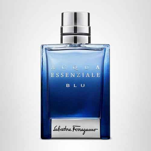 Salvatore Ferragamo Acqua Essenziale Blu Eau de Toilette Spray for Men, 1.7 Ounce