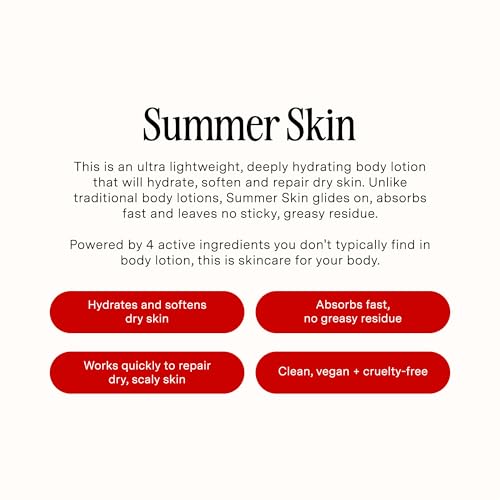 Summer Skin & Soft Touch Duo ? Hydrating Body Lotion + AHA BHA Exfoliant, 2-Step Skincare Set for Smooth, Radiant, Soft Skin