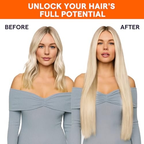 Full Shine Weft Hair Extensions Human Hair Color Platinum Blonde Human Hair Bundles Invisible Sew In Hair Extensions Double Weft Extensions Blonde Straight Hair Weft Sew Ins 105G 22 Inch