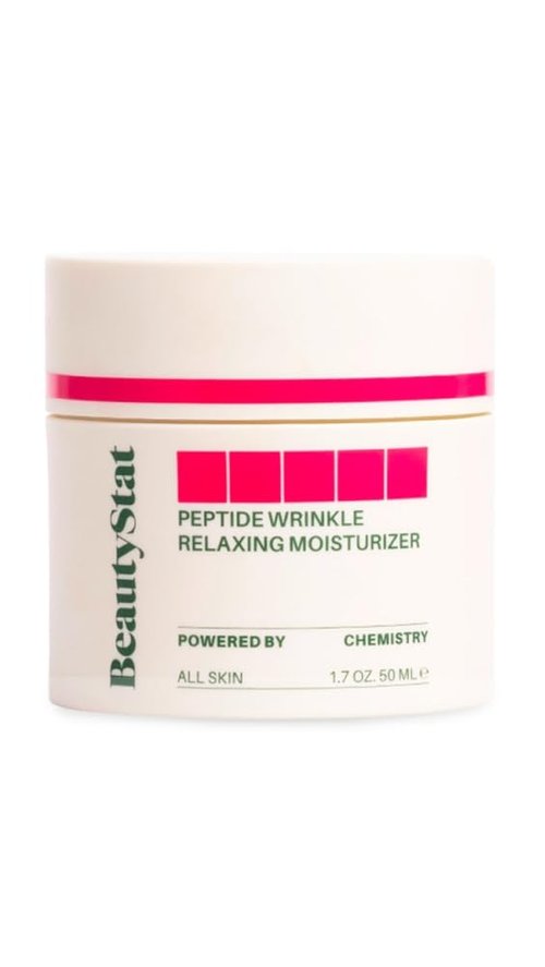 BeautyStat Cosmetics Women's Peptide Wrinkle Relaxing Moisturizer, multicoloured, 1.7 Ounce