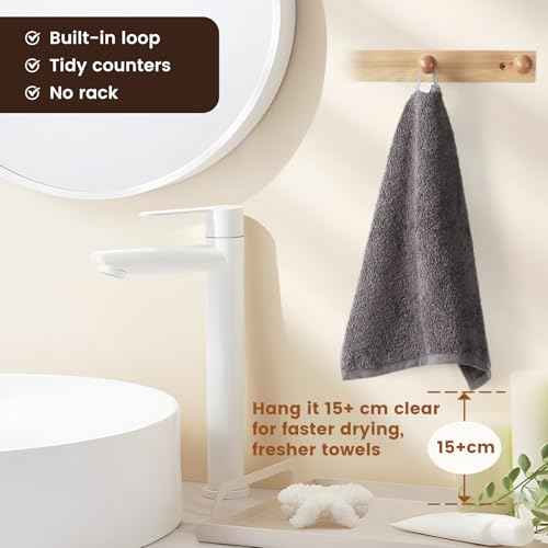SEMAXE 100% Cotton Washcloths 12-Pack, 13 ¡¿ 13 Inch Soft Luxury Face Towels ? Super Absorbent & Quick-Dry, Premium Cloth with Hanging Loop, Oeko-TEX Certified, Gift-Ready Box