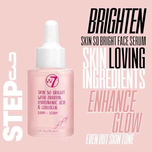 W7 Self Care Skincare Set | Face Cleanser, Toner, Serum, Moisturizer & Lip Mask | Complete Daily Face Routine | Full Size, Long Lasting Products to Use at Home