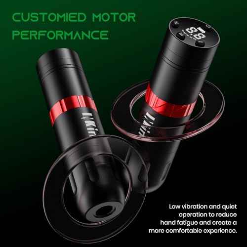 INKin Tattoo Gun Kit for Beginners Complete Set, Wireless Tattoo Machine with 3.5mm Stroke Length, 16Pcs Tattoo Needles Mixed and 10Pcs Tattoo Inks, Ideal Starter Set for Practice and Learning