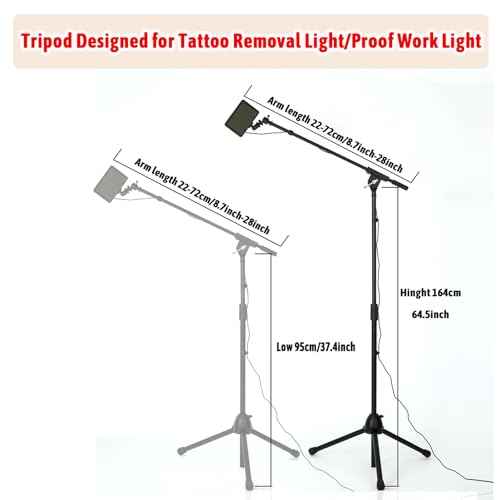 Only Tripod for Polarized LED Tattoo Work Light (Not Include Light)