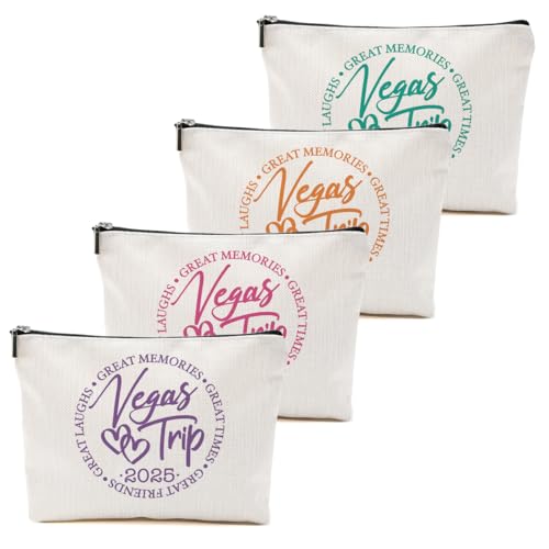 1 Pcs 3 Pcs 4 Pcs Makeup Bag, Girls Trip Gifts Favors Girls Weekend Gifts, Friendship Gifts for Women Bestie Bride