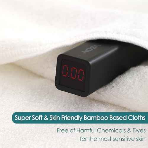 JEFFSUN Face Towels 6 Pack, 13x13 inch Extra Large White Wash Cloths on Sensitive Skin, Super Soft and Skin Friendly Bath Washcloths for Face and Body, Easy to Clean Quick Dry Facial Cleansing Cloths