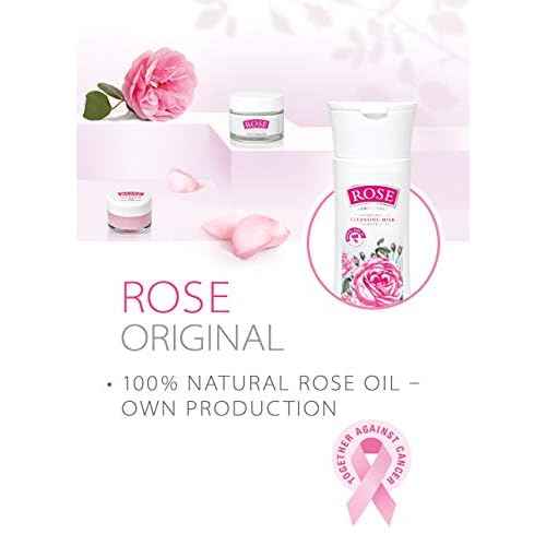 Bulgarian Rose Body Lotion with Natural Rose Oil for Moisturizing and Rejuvenating the Skin,Hydrating Daily Body Lotion for Soft, Smooth Skin, Paraben Free